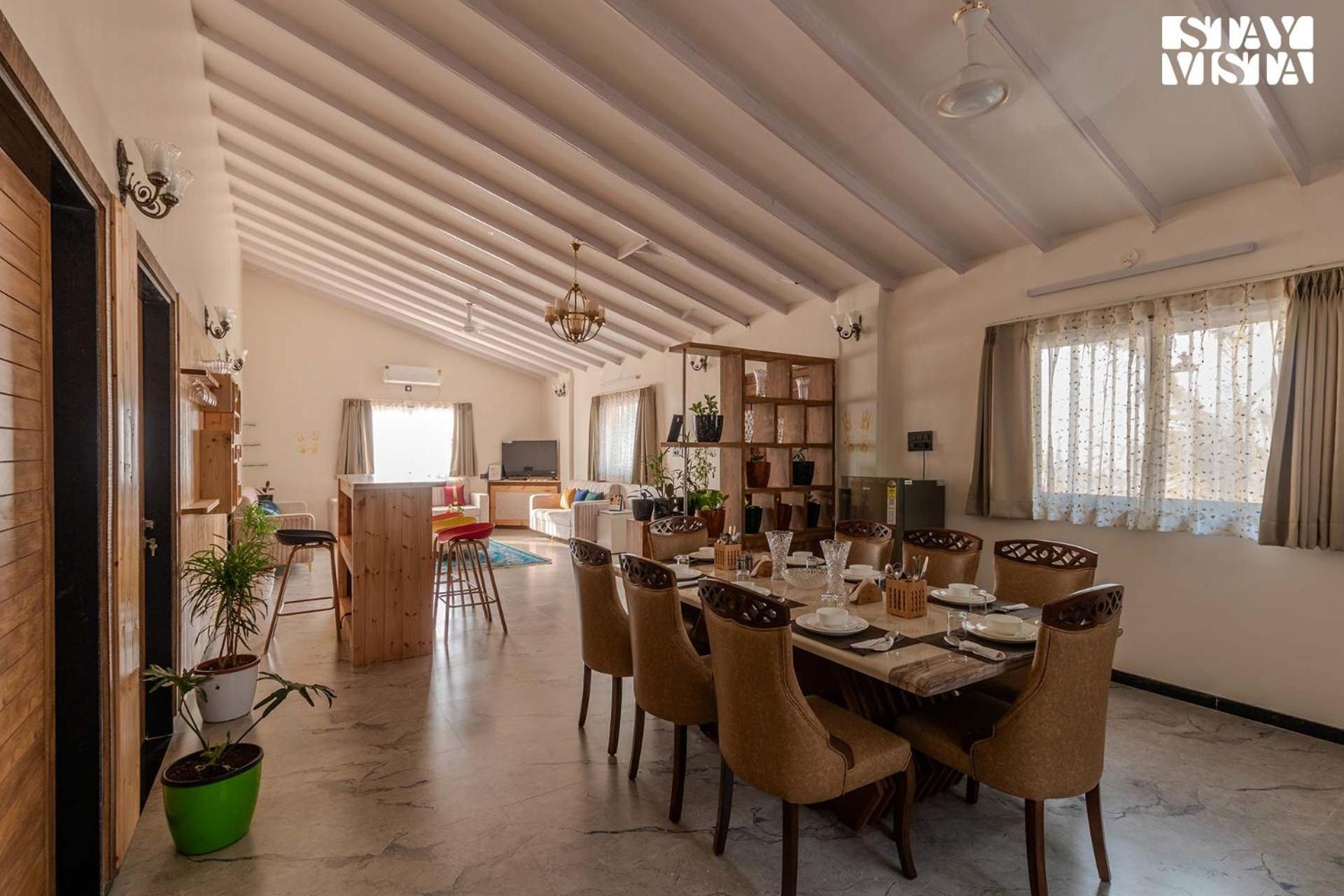 Stayvista'S Harvest Haven - Pool-View Villa With Deck & Machan Near Sula 纳西克 外观 照片